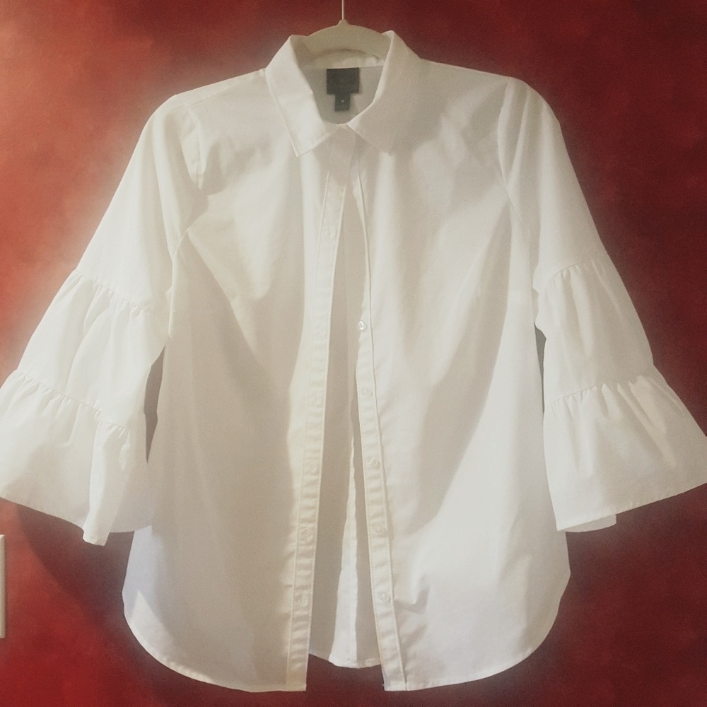 Worthington 3/4 Sleeve Button Down Shirt